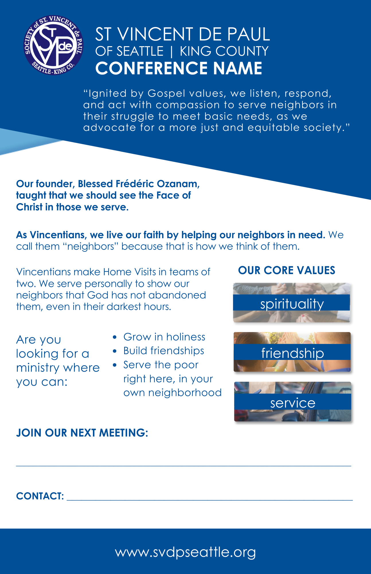 Conference Meeting Signage 11x17 (11 x 17 in) (2)
